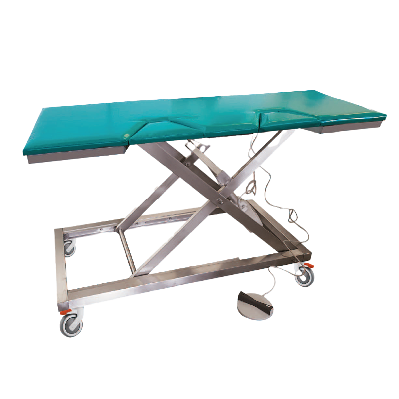 Medische tafel van roestvrij staal